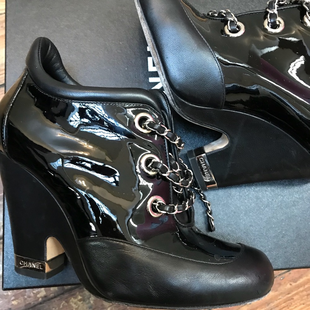 Authentic Chanel Chain Short Boot - Picture 8 of 8